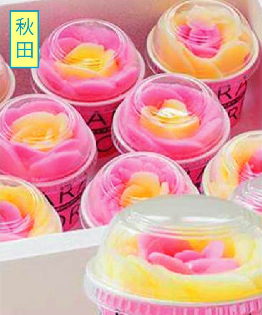 秋田 児玉冷菓 バラ盛り ババヘラアイス 100ml