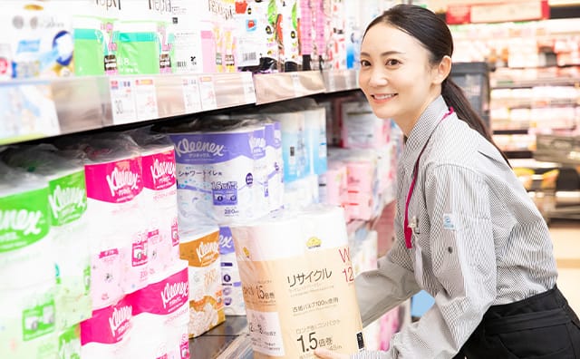 日用消耗品売場