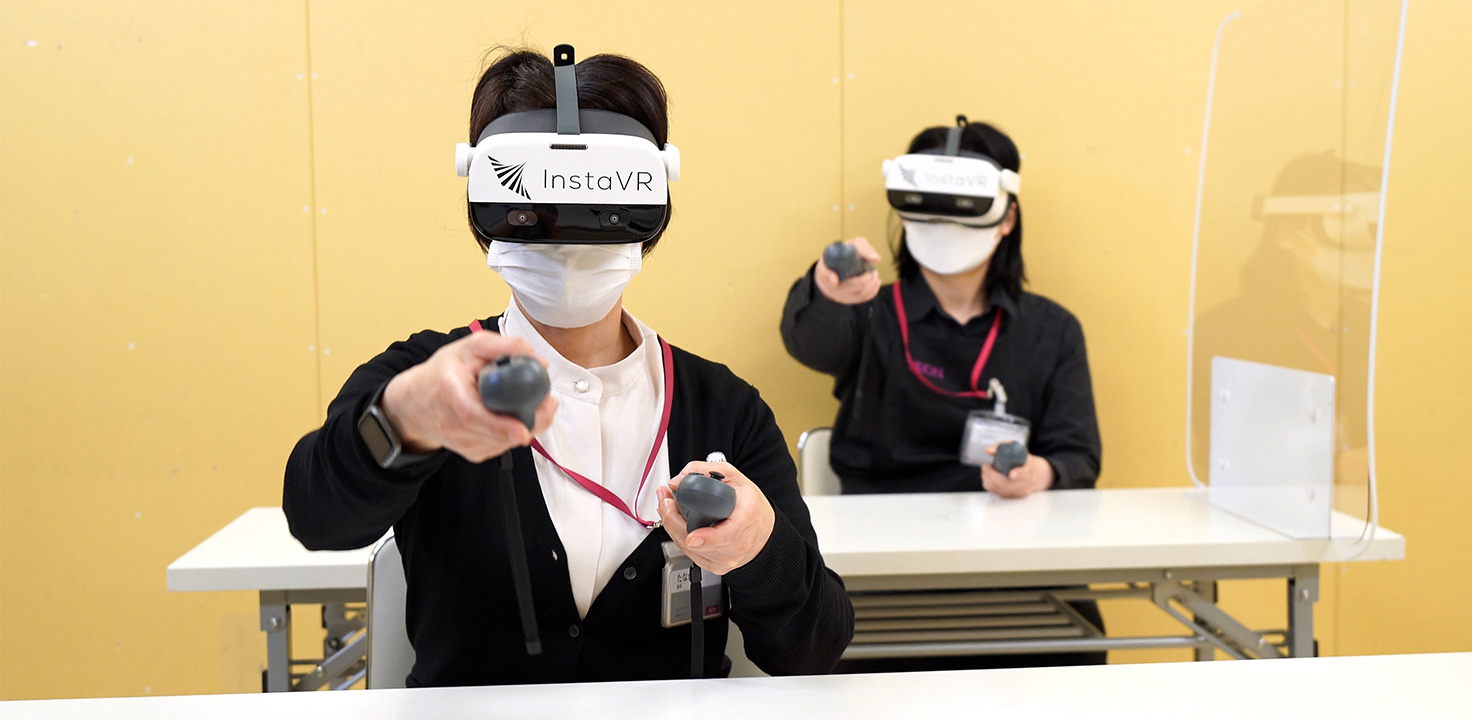 国内小売業初!VR教育の導入