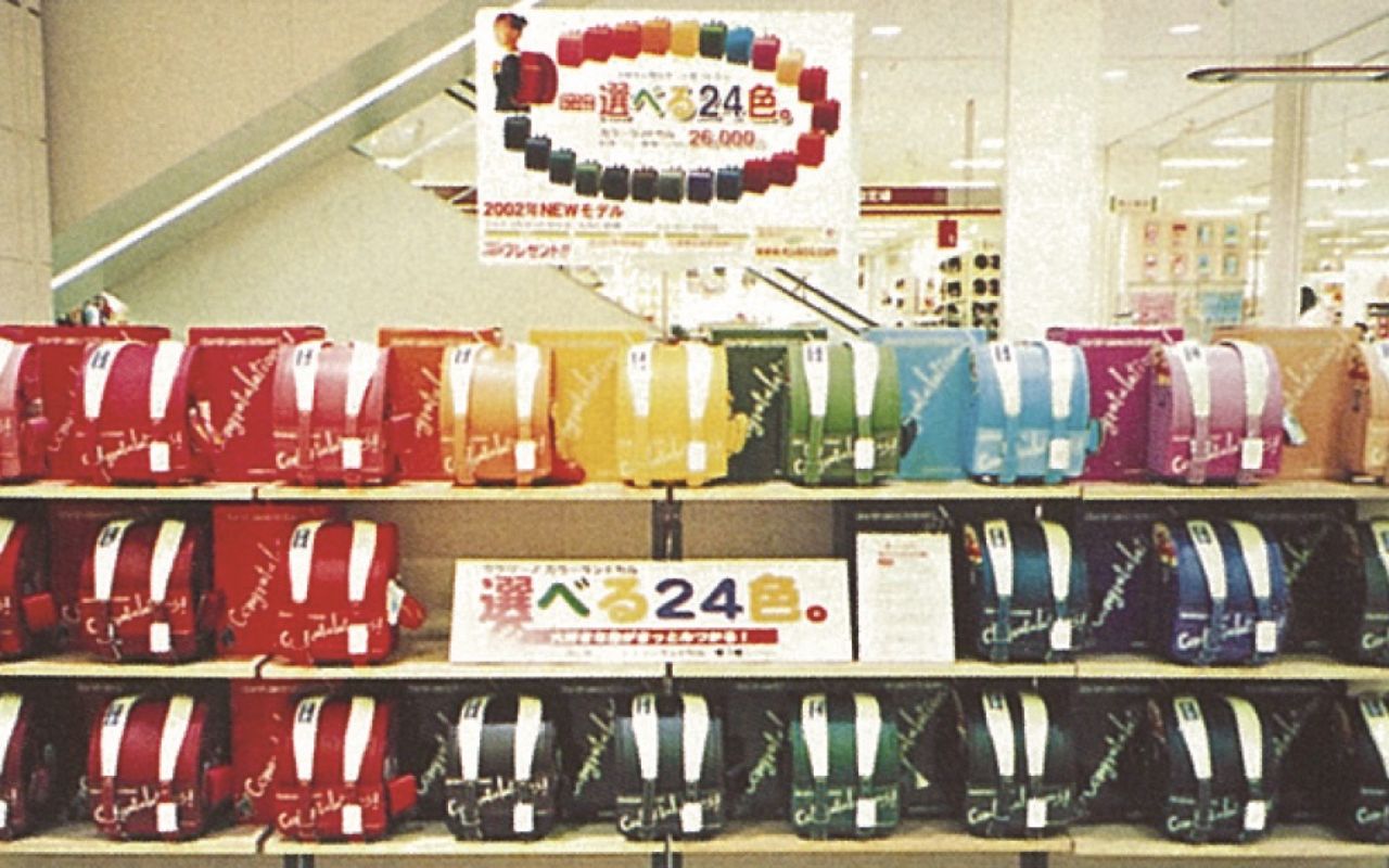 業界初カラーランドセル