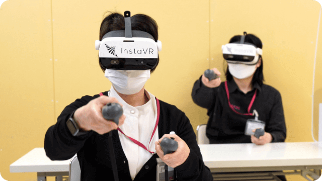 国内小売業初!VR教育の導入