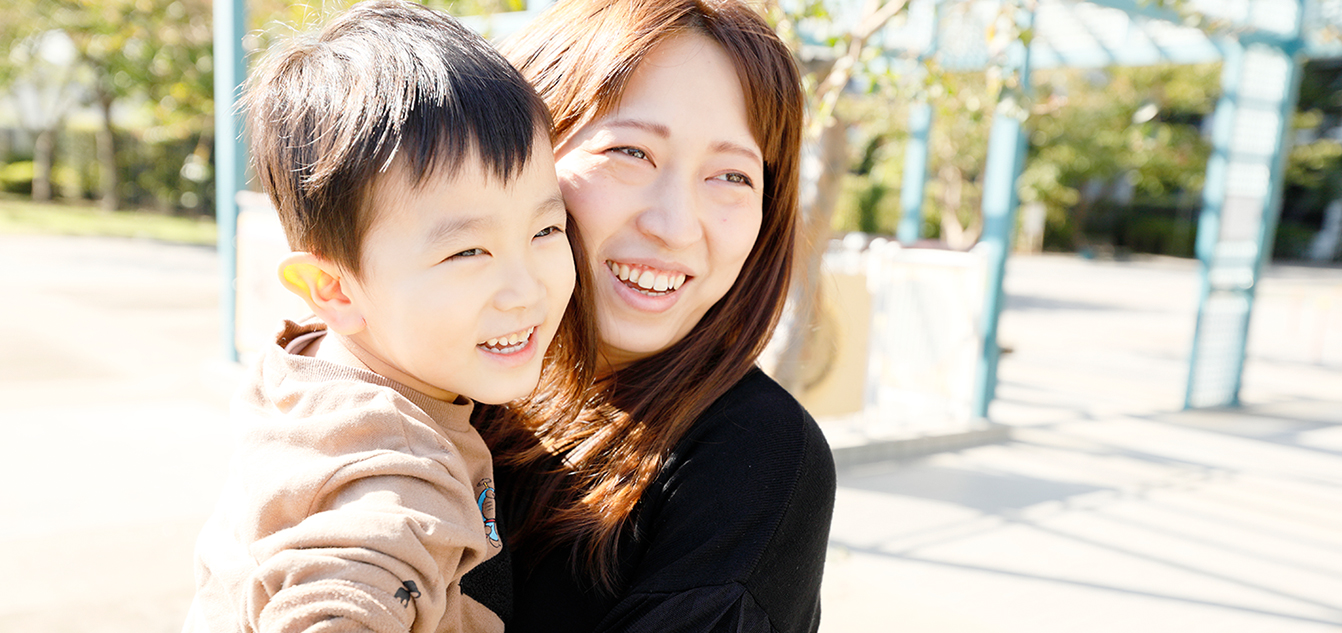 イオン社員と子ども