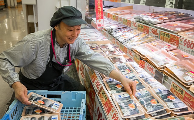 お魚売場(鮮魚・水産寿司)